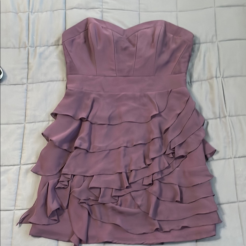 Guess Purple Strapless Dress